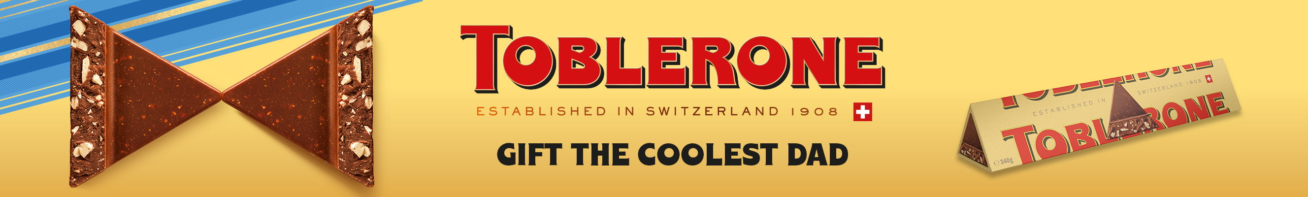 An advertisement for Toblerone