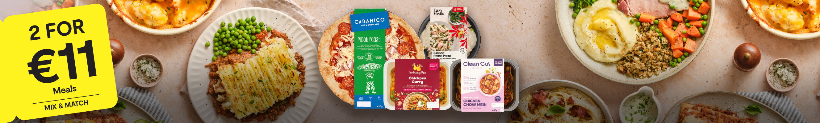 2 for €11 meals