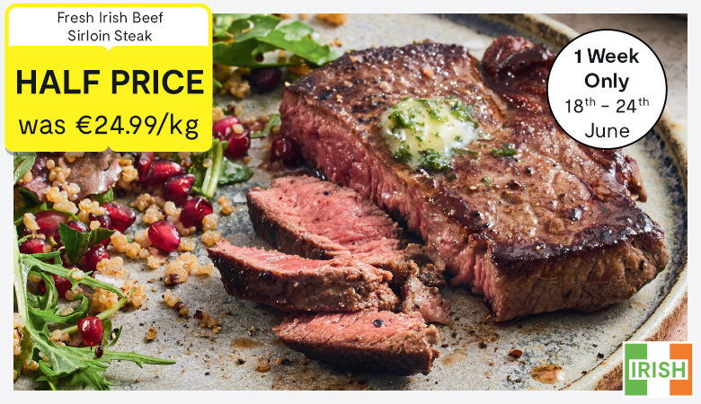 Promotion featuring savings on meat offers
