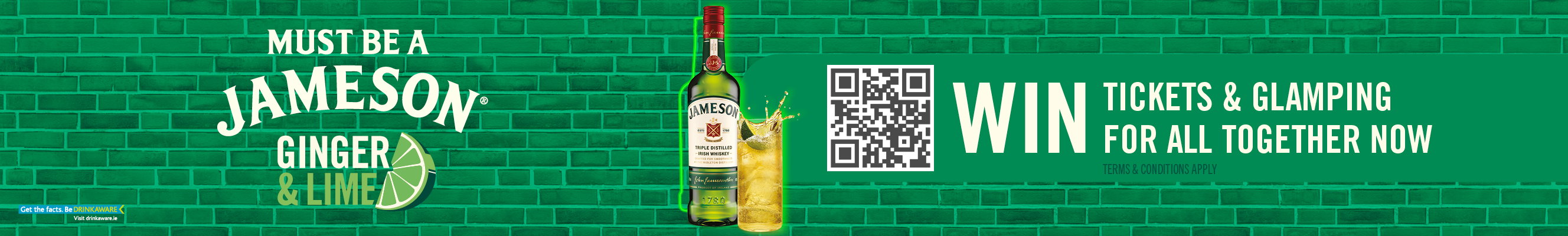 Win tickets and glamping for All Together Now with Jameson
