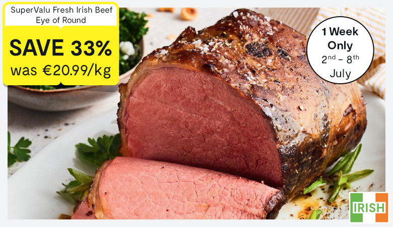 Promotion featuring savings on meat offers