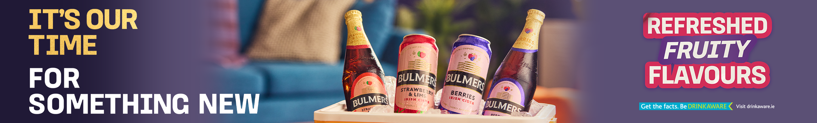 advertisement for Bulmers