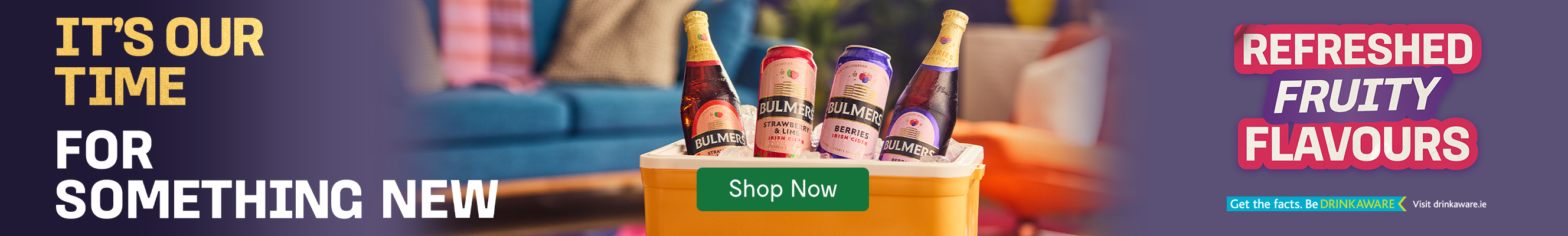 advertisment for Bulmers