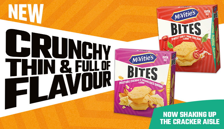 Advertisement for McVities Bites