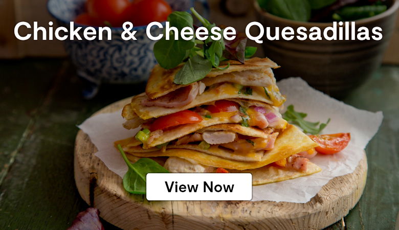 Chicken and Cheese Quesadillas