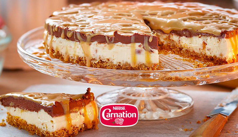 Frozen Peanut Millionaires Cheesecake