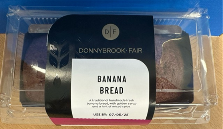 Product Recall  Donnybrook Fair Banana Bread 250g
