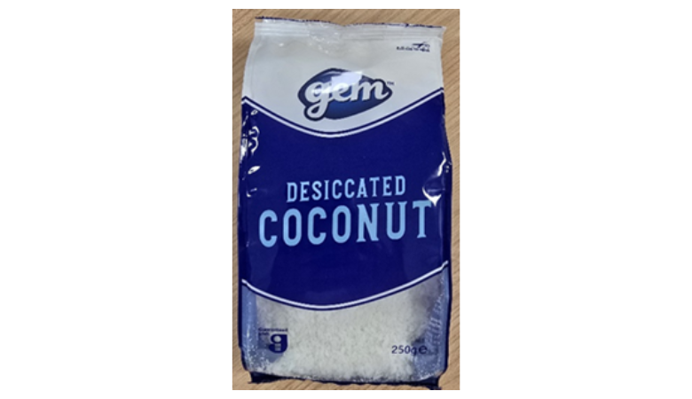 Product Recall for Desiccated Coconut 250g