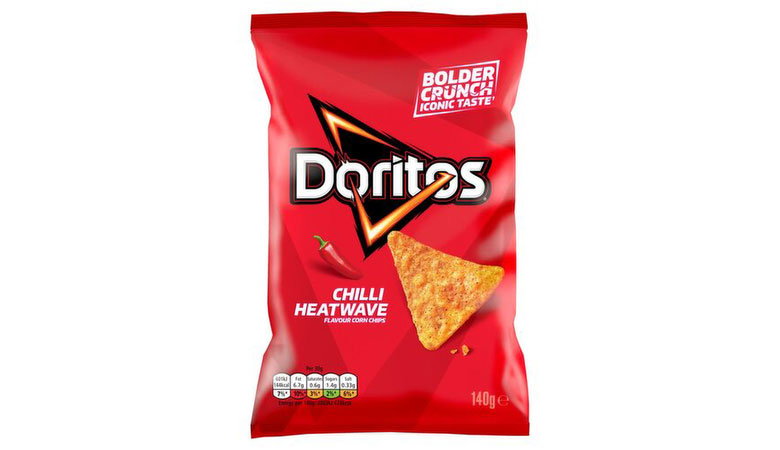 Recall notice - Doritos Chilli Heatwave Flavour Corn Chips Pack size: 140g Best-before date: 05/12/2026 Batch: GBC 209 184C