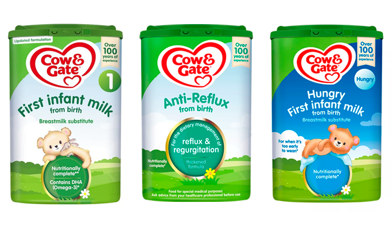 Product recall Cow & Gate