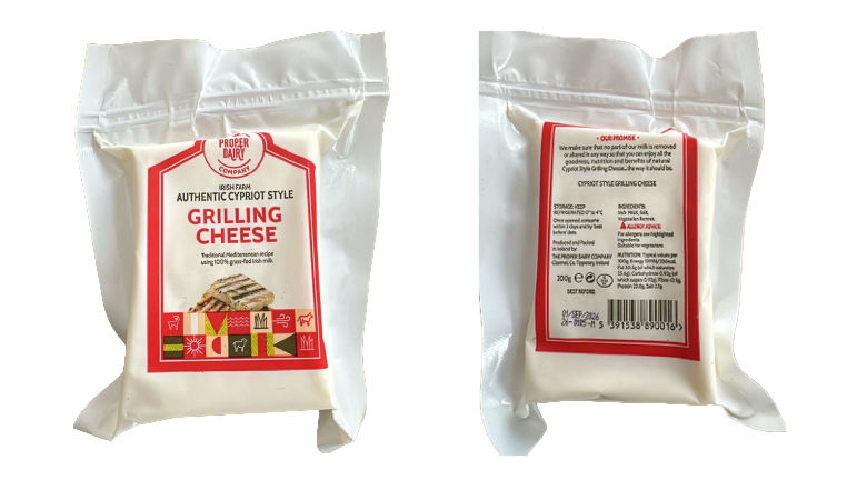 Irish Farm Authentic Cypriot Style Grilling Cheese product recall