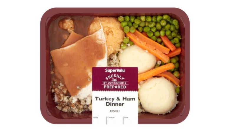 Product Recall - SuperValu Freshly Prepared Turkey & Ham Dinner (600 g)